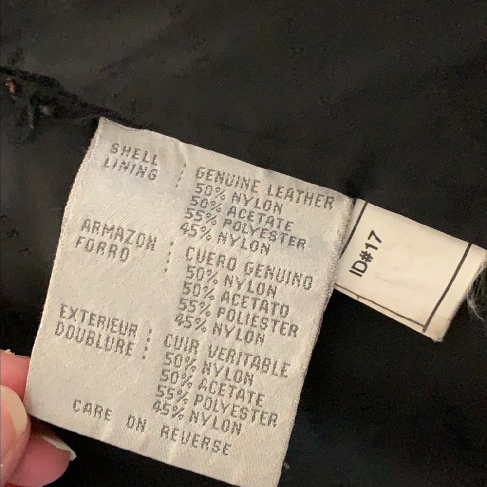 Authentic Nine West Leather Jacket - Picture 6 of 8